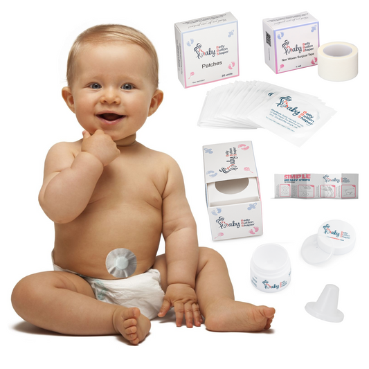 Baby Belly Button Shaper KIT (PLUG, PATCH BOX AND TAPE)