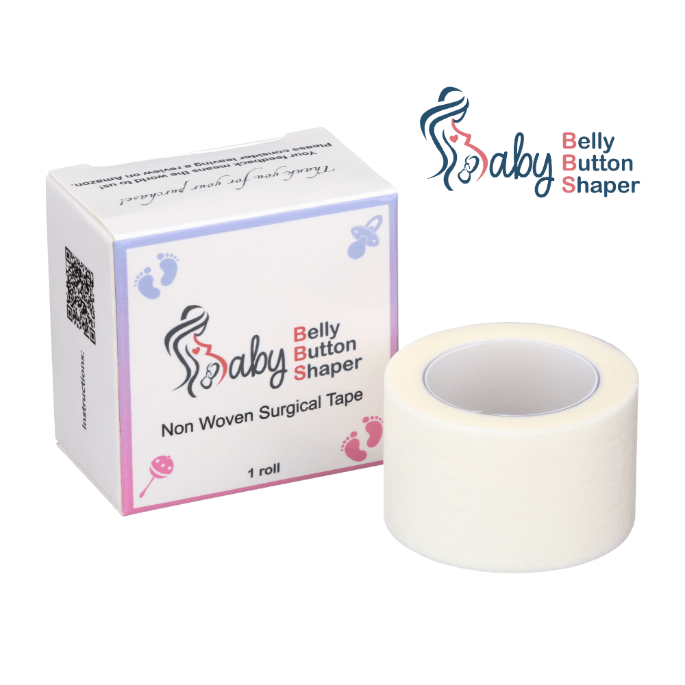 Baby Belly Button Shaper Medical Paper Tape With 10 Yards of 1 Inch Th